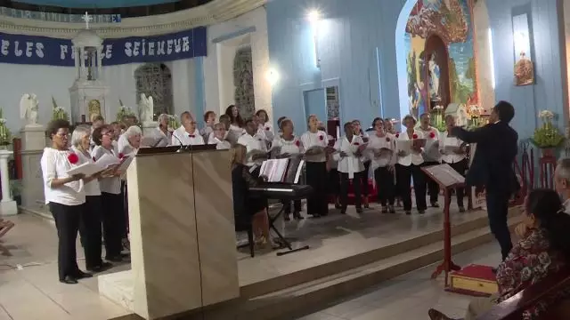 Live la chorale Da Cantare en l'Eglise de Grand Bourg