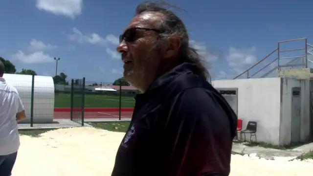 Inauguration du nouveau stade de Rudby à Grand Bourg